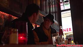 Redlight Eurobabe Masturbates After Sexytime