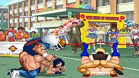 I am Brian Battler meeting Power Girl and Raven in Hentai Mugen