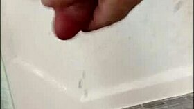 Showering My Hard Cock After Intense Workout