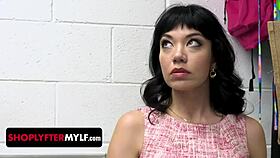 Caught Shoplifting? This Senator's Wife Gets Face Fucked Behind The Scenes!