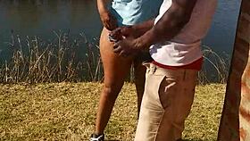 Lilpuddingbowls shows off fingering skills with a massive cock