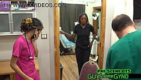 Angel Ramiraz Endures Humiliating Cum Extraction in Latex Gloves at the Hospital Clinic