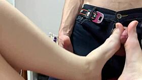 Step Daughter Tied Up by Step Dad with Big Cock. She Gets Eaten, Throated, and Used Hard.