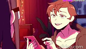 animation porn featuring big ass femdom dominating cock with intense action 😈