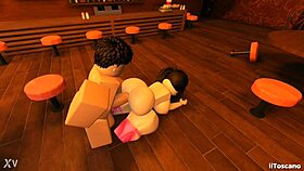 Fucking Big Ass Slut In Bar