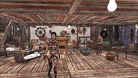 Chyler Leigh as top model in Fallout 4 fashion