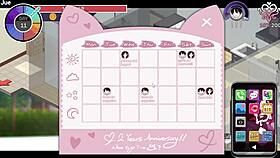 hentai game ntraholic bangs wife on balcony, no shame