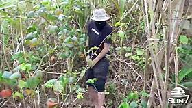 Blonde Whore Licks Curvy Asses!