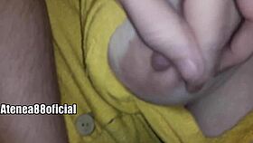 Every Night Voyeur Watches Stepsister in Skirt with Big Tits