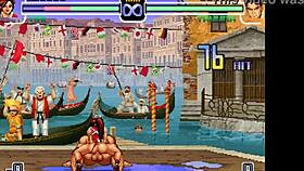 Queen of futas engages in sex gameplay.