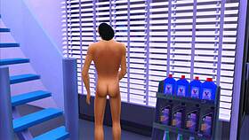 boss fucks fat customer in car service with heels on