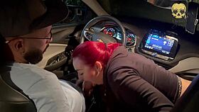 my friend and i got wild with boss’s cock in his car! 😜