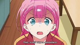 in this juicy 2d hentai, she gives a blowjob