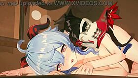 Ganyu and Huohuo Motion Damage Voice Compilation