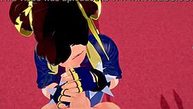 Chun-Li Gives Blowjob And Fucking In Fortnite!