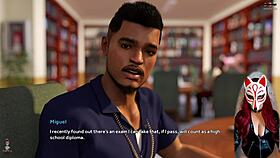 Sexy college student in white stockings steps into debauchery 😏