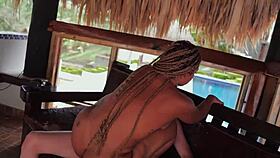 Colombian Ebony Milf Carla Morelli Bangs Virgin Nerd in Interracial