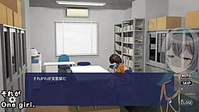 A game featuring shadows having sex in a clubroom trial version with machine translated subtitles played by silent v ghost1 2