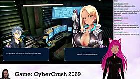 Vtuber Lewdneko Plays Cybercrush 2069 Part 1