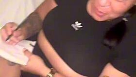 Blowjob on balls leads to rough head and ass fucking