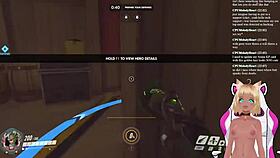 vtuber lewdneko spanked while playing overwatch part 2