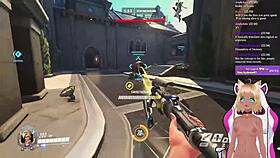 vtuber lewdneko spanked while playing overwatch part 2