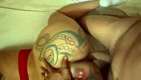 Blowjob on balls leads to rough head and ass fucking