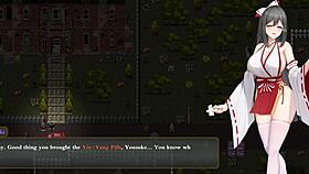 I can't stop watching Exorcist Onmyoji Part 1 with those big Japanese tits in action.