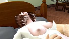 sims short story with asian cartoon characters 😊