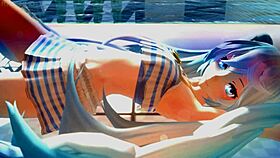 Miku Wet Part 1 Photoshoot Pool Fingering Masturbation Teasing