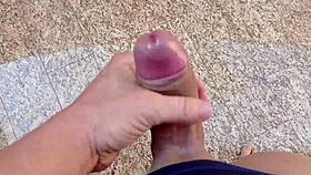 Brazilian Guy Jerks Huge Cock In Garage, Massive Cumshot Explosion!