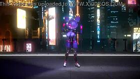 Bonnie from FNF dancing to Kpop-Queencard in a fun 3D animation.