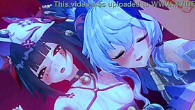 Ganyu and Huohuo Motion Damage Voice Compilation