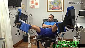 Angel Ramiraz Endures Humiliating Cum Extraction in Latex Gloves at the Hospital Clinic