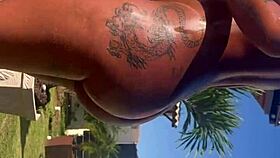 amateur backstage video of women partying in mansion