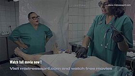 dominatrix mistress april treats ms kittens in the cock clinic