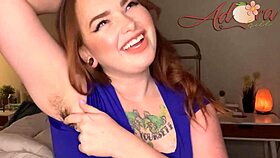 gf grows out her armpit hair