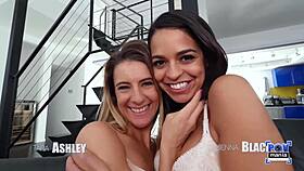 Yo, Tara Ashley bent over showing that tight ass and pussy in POV!