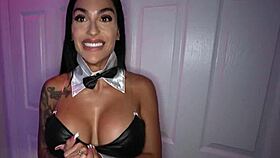 Halloween Hedonism, Egypt's husband watches me take first big black cock, oops, so wild with Kaby Snow!