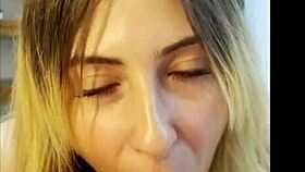 Intense blowjob POV for lucky stepfather