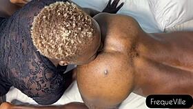 Why Lick His Asshole Before Taking That Big African Cock?