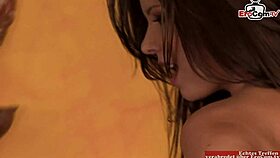 Lesbian Group Uses Strap-On for Anal Dildo Play