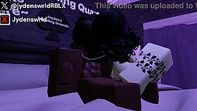 second video of me fucking another fan on roblox with interracial monster cock action