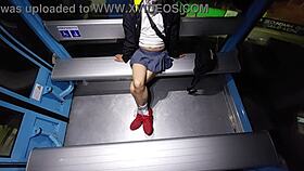 latina teen pulls out her dick on the cablebus, wanna see that outdoor exhibition?