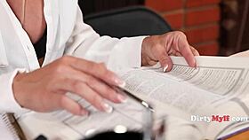 This milf teacher loves fucking her naive young students.