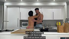 Big Ass Latina Milf Colombiana Fucked Hard by Boyfriend's Friend at Home