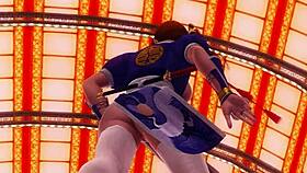 DOA-K-F11 W showcases stunning dance moves in panties