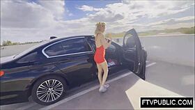 Amateur Blonde Flashing Publicly!