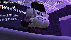 second video of me fucking another fan on roblox with interracial monster cock action
