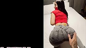 latina teen with braces in casting interview